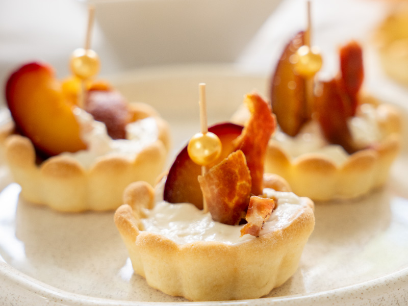 Tarteletas agridulces de ciruela 