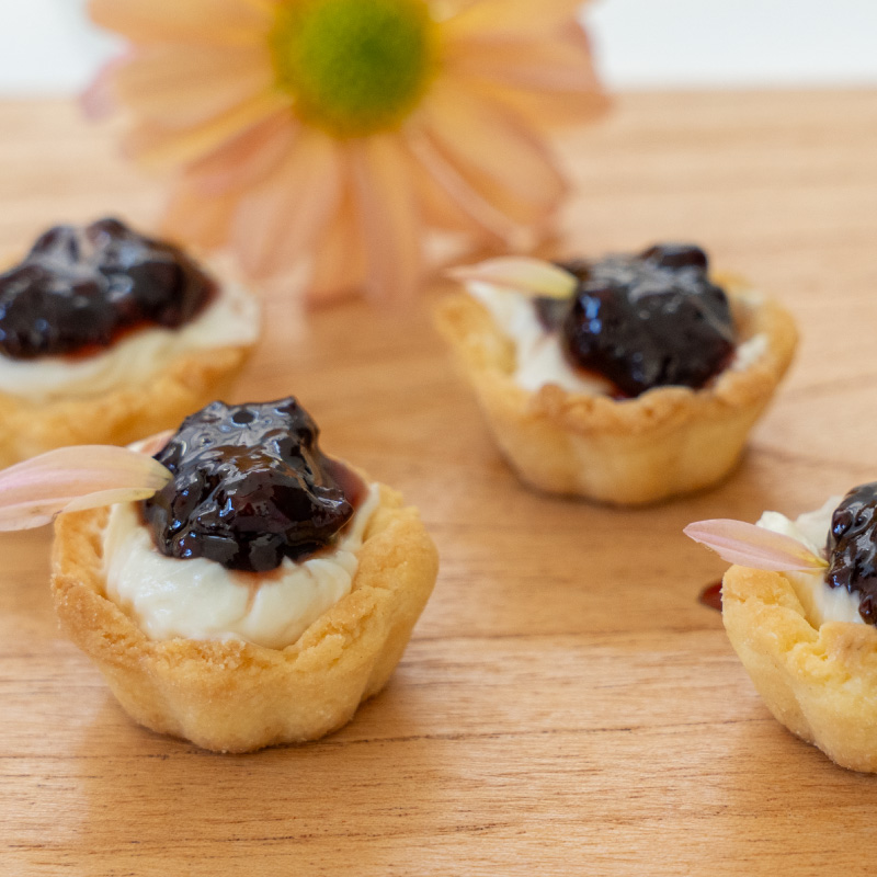 Tarteletas cheesecake express